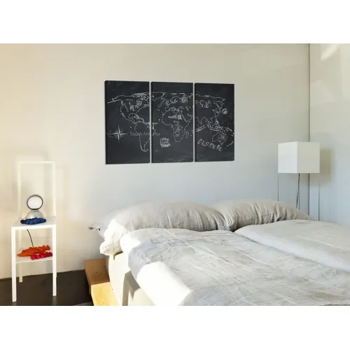 Slika na plutenoj podlozi - Travel broadens the mind (triptych) 120x80 Cijena