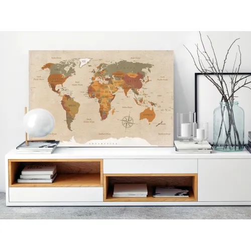 Slika na plutenoj podlozi - Beige Chic 90x60 Cijena
