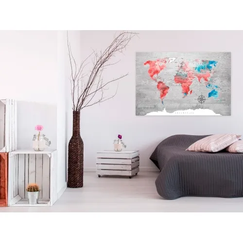 Slika na plutenoj podlozi - Red Roam 90x60 Cijena