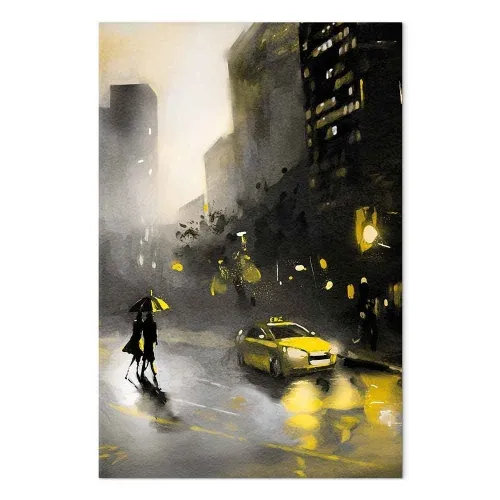 Slika - City Glow (1 Part) Vertical 40x60 Akustična Cijena