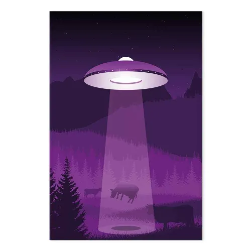 Slika - Ufo (1 Part) Vertical 80x120 Na talijanskom platnu Cijena