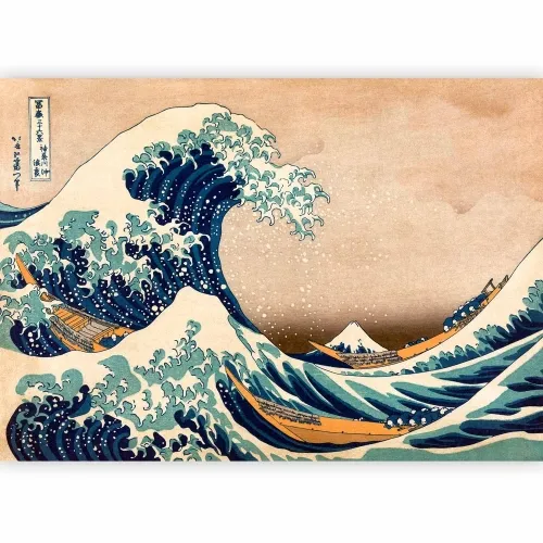 Foto tapeta - Hokusai: The Great Wave off Kanagawa (Reproduction) 250x175 Vodootporna Cijena