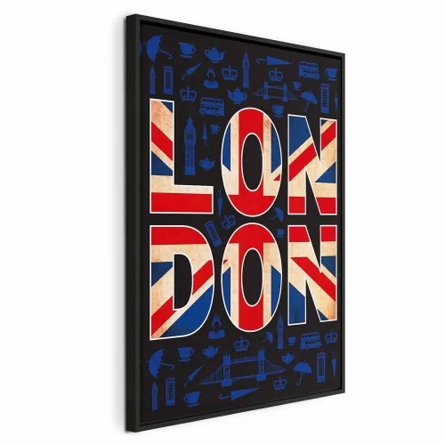 Slika - City of Culture (1 Part) Vertical 60x90 U crnom drvenom okviru Cijena