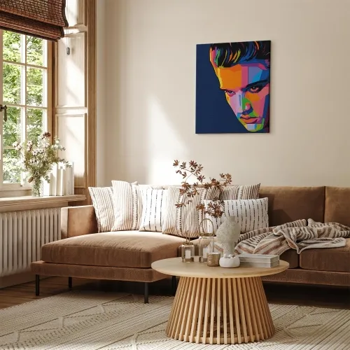 Slika za samostalno slikanje - Colourful Elvis 40x50 Cijena