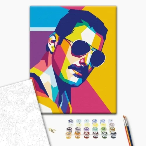 Slika za samostalno slikanje - Colourful Freddie 40x50 Cijena