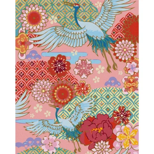 Slika za samostalno slikanje - Spring Cranes 40x50 Cijena