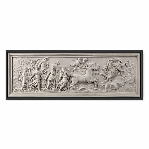 Slika - Relief: Apollo and Muses 120x40 U crnom drvenom okviru Cijena
