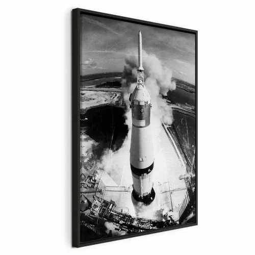 Slika - Cosmic Speed (1 Part) Vertical 60x90 U crnom drvenom okviru Cijena