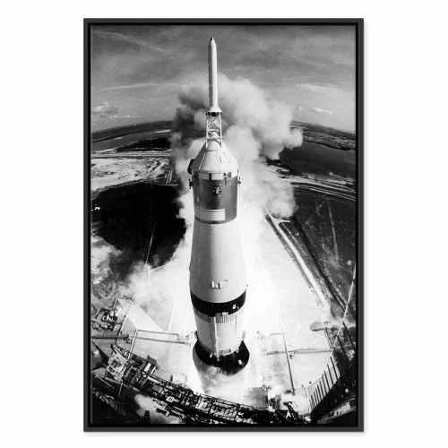 Slika - Cosmic Speed (1 Part) Vertical 40x60 U crnom drvenom okviru Cijena
