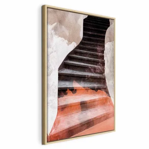 Slika - Next Step (1 Part) Vertical 80x120 U prirodnom drvenom okviru Cijena