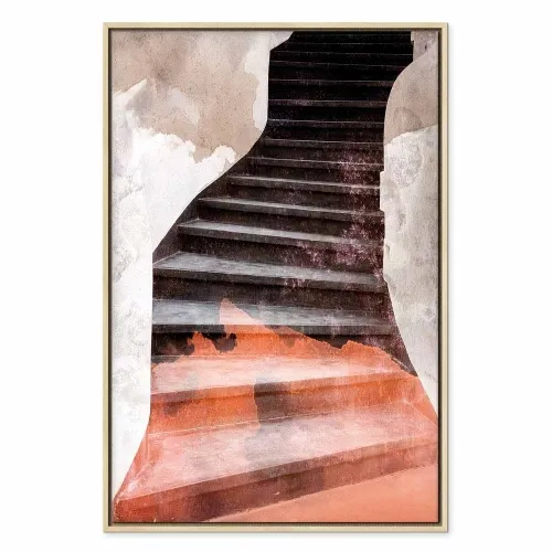 Slika - Next Step (1 Part) Vertical 80x120 U prirodnom drvenom okviru Cijena