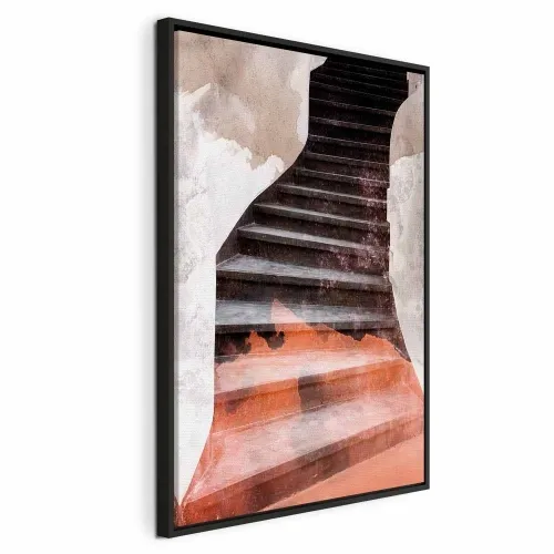 Slika - Next Step (1 Part) Vertical 40x60 U crnom drvenom okviru Cijena