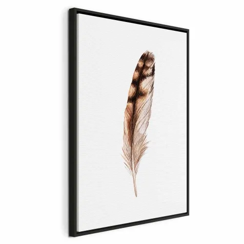 Slika - Magic Feather (1 Part) Vertical 80x120 U crnom drvenom okviru Cijena