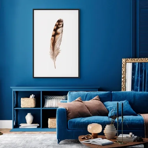 Slika - Magic Feather (1 Part) Vertical 60x90 U crnom drvenom okviru Cijena