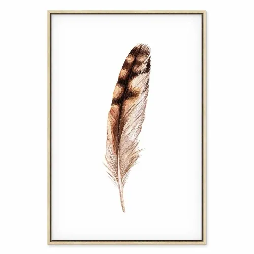 Slika - Magic Feather (1 Part) Vertical 60x90 U prirodnom drvenom okviru Cijena