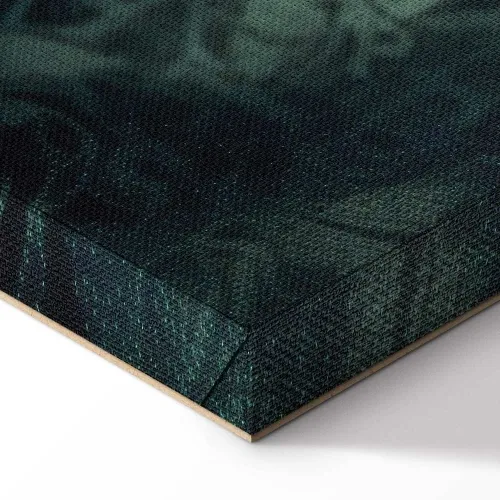 Slika - Oriental Pattern Carpet: Emerald Ornaments and Worn Patterns 60x40 Akustična Cijena