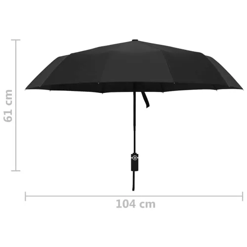 Automatski sklopivi kišobran crni 104 cm Cijena