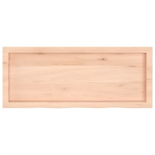 Stolna ploča 100x40x(2-6) cm od netretirane masivne hrastovine - Prirodna 100 x 40 x 6 cm Cijena