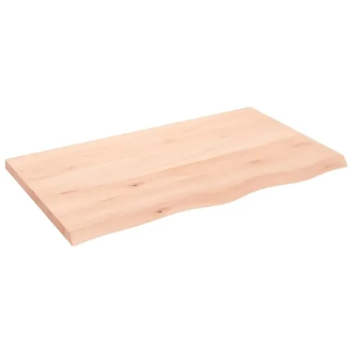 Stolna ploča 100x60x(2-4) cm od netretirane masivne hrastovine - Prirodna 100 x 60 x 4 cm Cijena