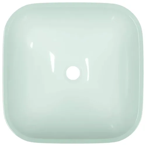 Lavabo - Umivaonik stakleni 42x42x14 cm bijeli - Bijela Cijena