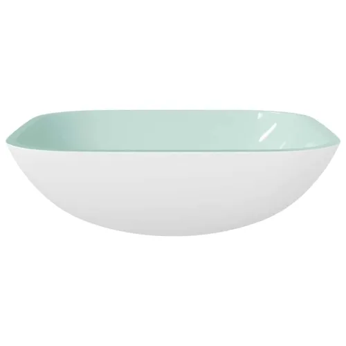 Lavabo - Umivaonik stakleni 42x42x14 cm bijeli - Bijela Cijena