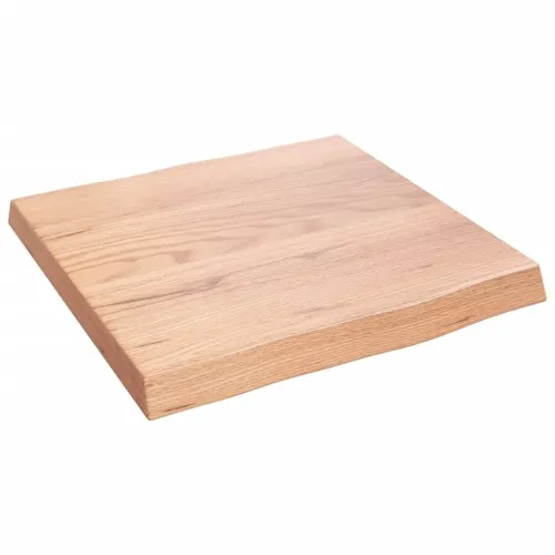 Stolna ploča svjetlosmeđa 40x40x(2-4) cm obrađena hrastovina - Svjetlosmeđa 40 x 40 x 4 cm Cijena