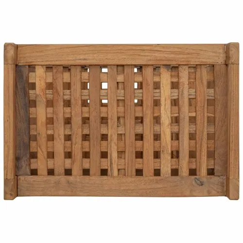 Polica za kupaonicu Prirodna 45 x 30 x 71 cm Čvrsto teak drvo - 3 police Cijena