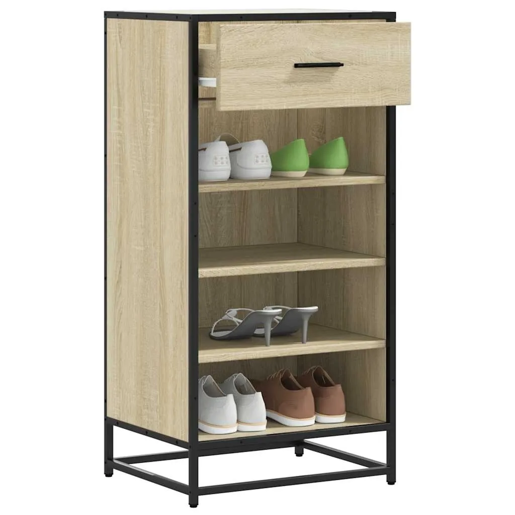 Stalak za cipele sonoma hrast 48x38x97 5 cm konstruirano drvo - Sonoma hrast