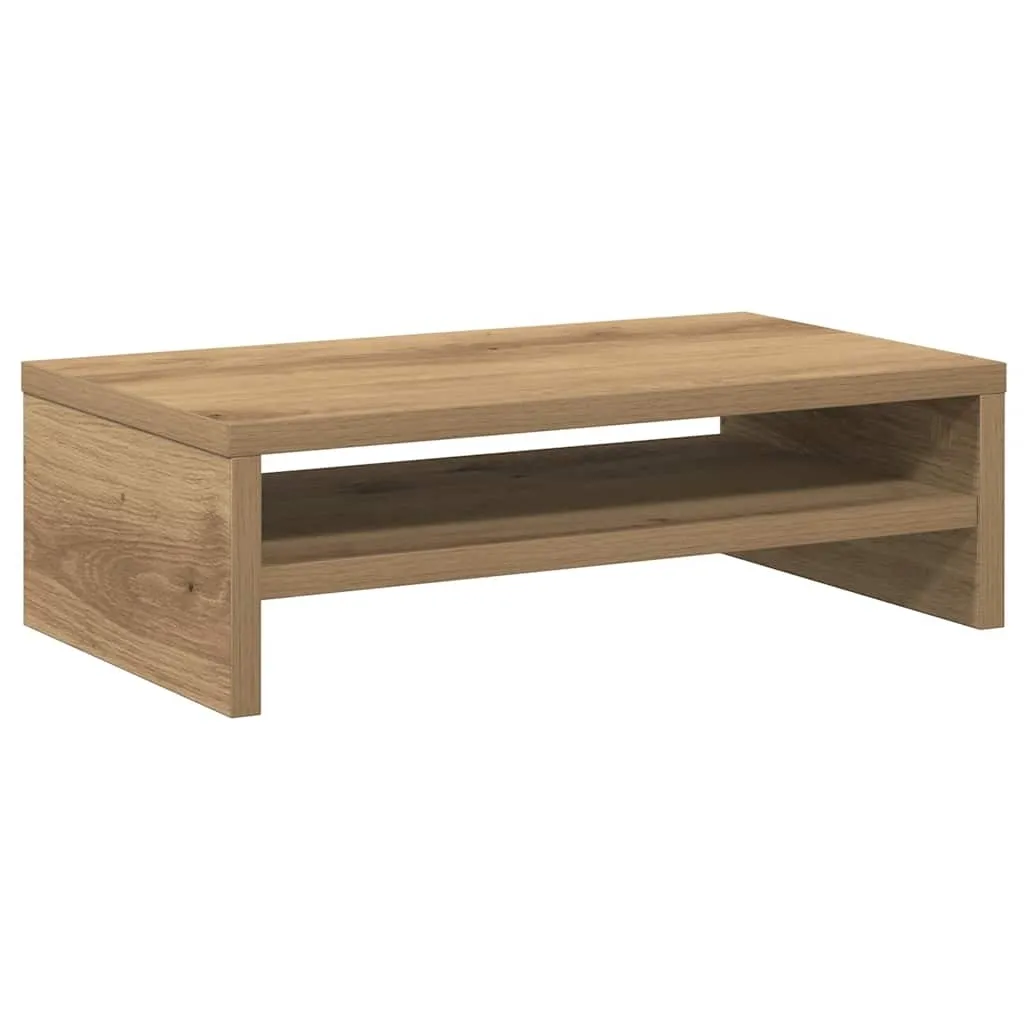 Stalak za monitor Artisan hrast 42x24x13 cm izrađeno drvo - Hrast artisan