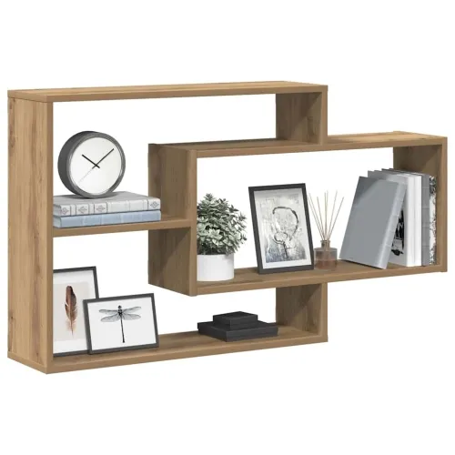 Zidna polica Artisan hrast 104x20x58,5 cm izrađeno drvo - Hrast artisan Cijena
