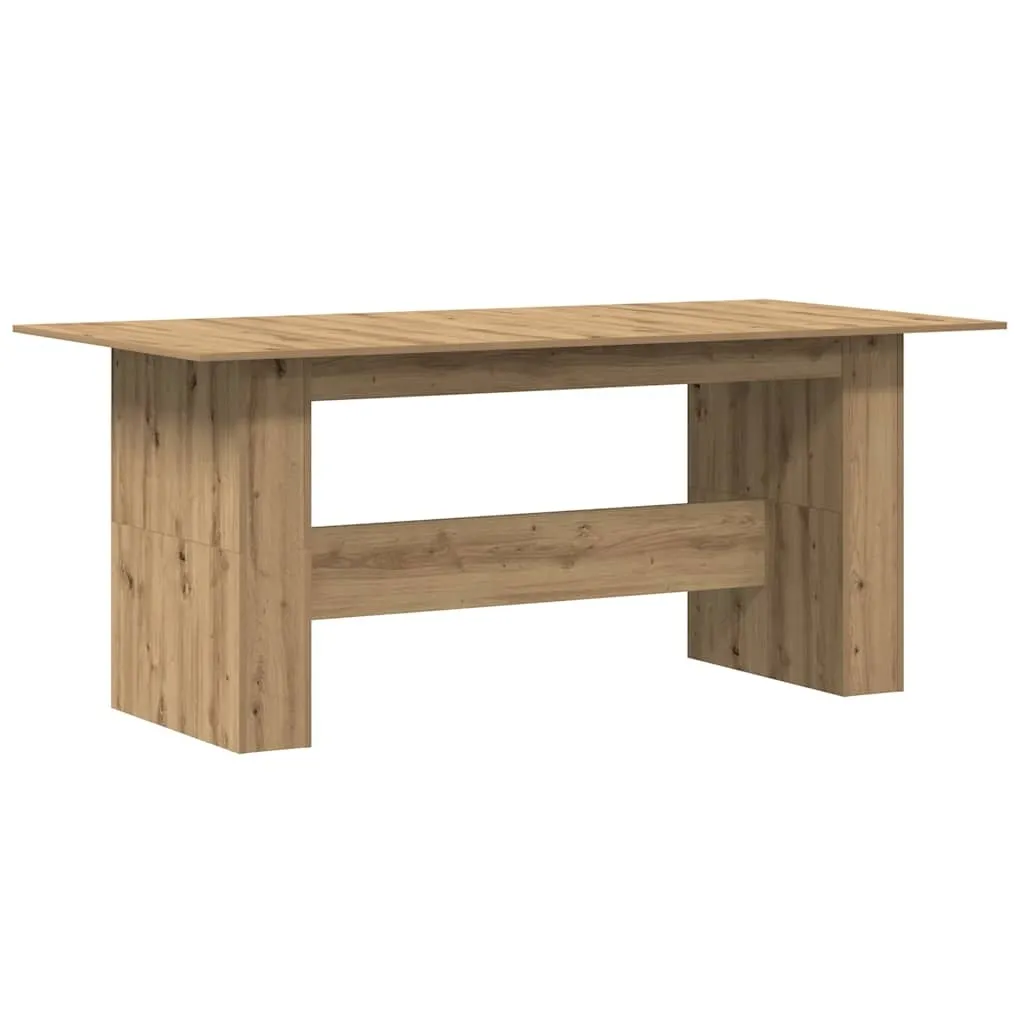 Blagovaonski stol Artisan hrast 180x90x76 cm izrađeno drvo - Hrast artisan