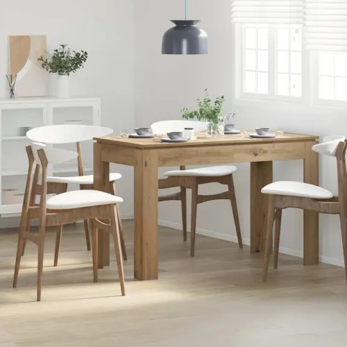Blagovaonski stol Artisan hrast 120x60x76 cm izrađeno drvo - Hrast artisan Cijena