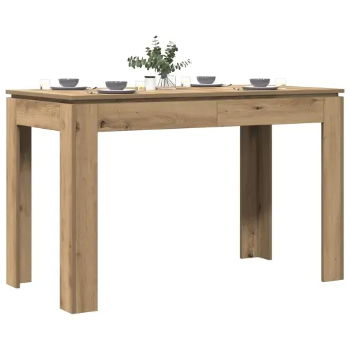 Blagovaonski stol Artisan hrast 120x60x76 cm izrađeno drvo - Hrast artisan Cijena