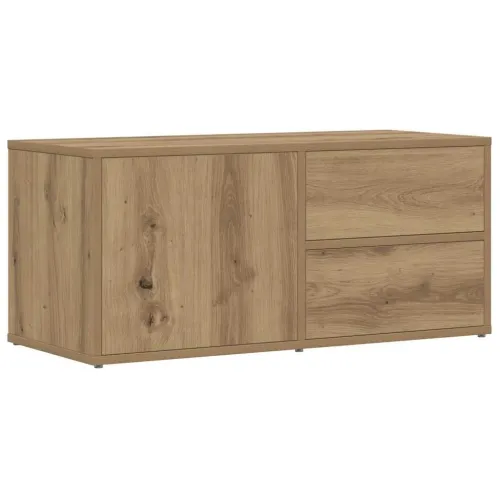 TV ormarić Artisan hrast 80x34x35,5 cm izrađeno drvo - Hrast artisan Cijena