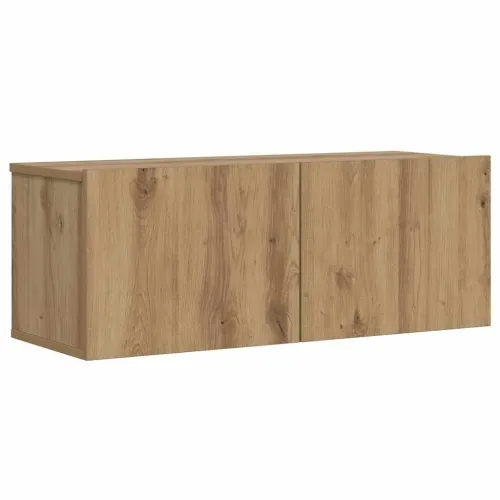 Zidni TV ormarić Artisan hrast 80x30x30 cm izrađeno drvo - Hrast artisan 80 cm 1 Cijena