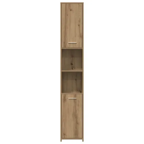 Kupaonski ormarić Artisan hrast 30x30x183,5 cm izrađeno drvo - Artisian oak S ručkom Cijena