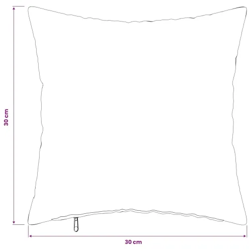 Presvlaka za jastuk 2 pcs HEERLEN Crna 30 x 30 cm Flanel - Crna 30 x 30 cm 2 Cijena