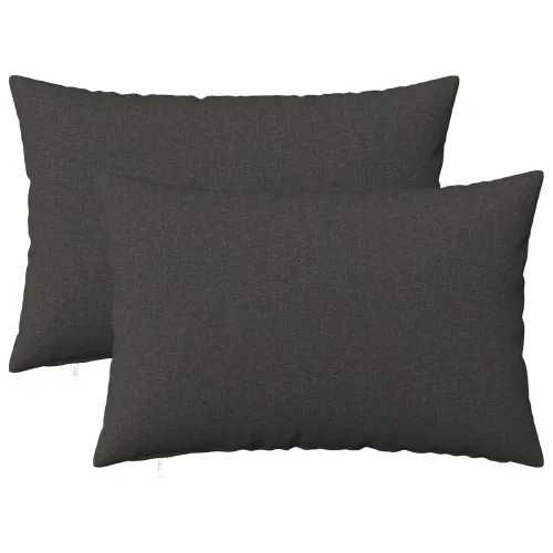Presvlaka za jastuk 2 kom. HEERLEN Tamnosiva 50 x 75 cm Tkanina - Tamnosiva 50 x 75 cm 2 Cijena
