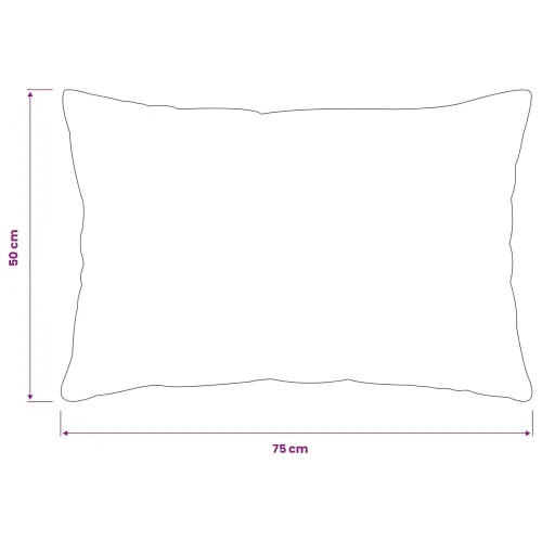 Presvlaka za jastuk 2 pcs HEERLEN Crna 50 x 75 cm Flanel - Crna 50 x 75 cm 2 Cijena