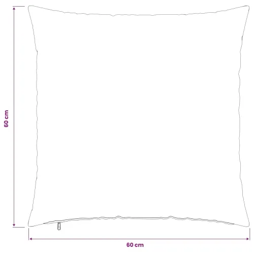 Presvlaka za jastuk 2 pcs HEERLEN Crna 60 x 60 cm Flanel - Crna 60 x 60 cm 2 Cijena