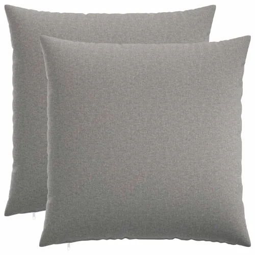 Presvlaka za jastuk 2 kom. HEERLEN Oblačnosiva 70 x 70 cm - Siva tkanina oblak 70 x 70 cm 2 Cijena