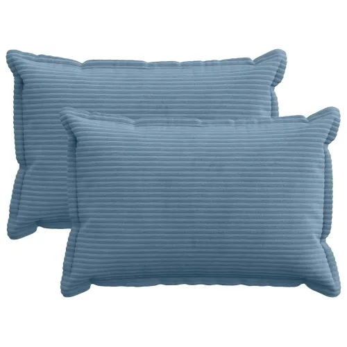 Presvlaka za jastuk 2 kom. HOUTEN Plava 30 x 50 cm Kord - Plava 30 x 50 cm 2 Cijena
