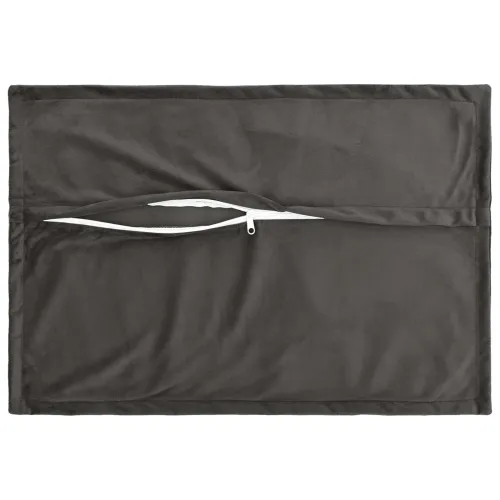Presvlaka za jastuk 6 pcs HOUTEN Tamnosiva 40 x 60 cm Baršun - Tamnosiva 40 x 60 cm 6 Cijena