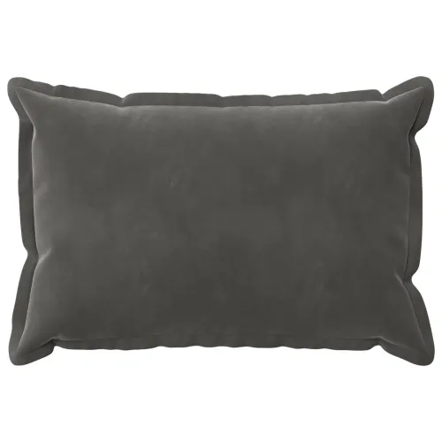 Presvlaka za jastuk 6 pcs HOUTEN Tamnosiva 40 x 60 cm Baršun - Tamnosiva 40 x 60 cm 6 Cijena