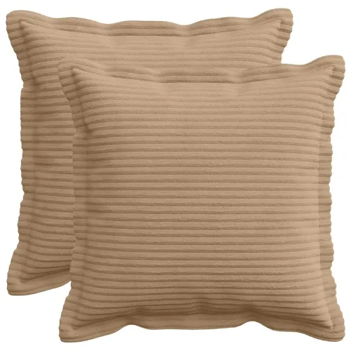 Presvlaka za jastuk 2 kom. HOUTEN Smeđa 50 x 50 cm Kord - Smeđa 50 x 50 cm 2 Cijena