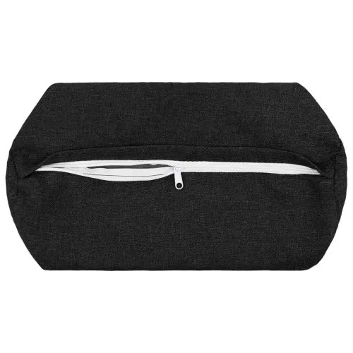 Presvlaka za jastuk 6 kom. HEERLEN Crna Ø 15 x 40 cm Tkanina - Crna Ø 15 x 40 cm 6 Cijena