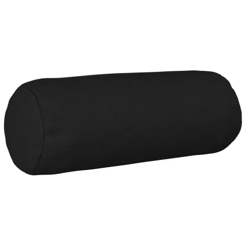 Presvlaka za jastuk 6 kom. HEERLEN Crna Ø 15 x 40 cm Tkanina - Crna Ø 15 x 40 cm 6 Cijena