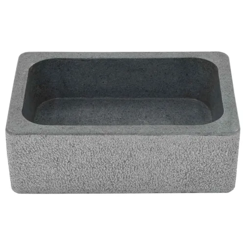 Lavabo - Umivaonik od riječnog kamena 45 x 30 x 15 cm crni Cijena