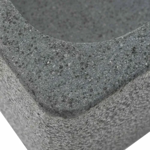 Lavabo - Umivaonik od riječnog kamena 45 x 30 x 15 cm crni Cijena