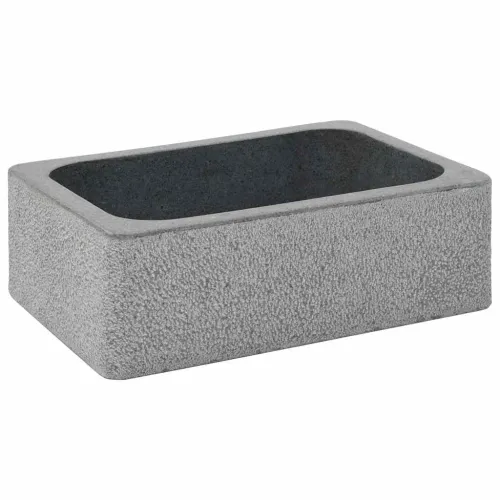 Lavabo - Umivaonik od riječnog kamena 45 x 30 x 15 cm crni Cijena